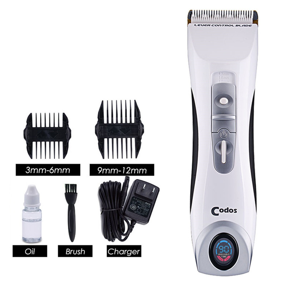 Hair Trimmer Lithium Power Electric Hair Clipper  LCD Display Hair Cutting Machine