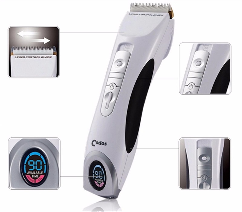 Hair Trimmer Lithium Power Electric Hair Clipper  LCD Display Hair Cutting Machine