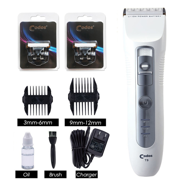 Rechargeable Hair Clipper Barber Electric Hair Trimmer Ceramic Cutter Shaving Hair Cutting Machine