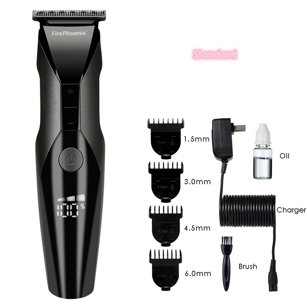 Hair Trimmer Stainless Steel Blade Rechargeable Hair Clipper Hair Cutting Machine
