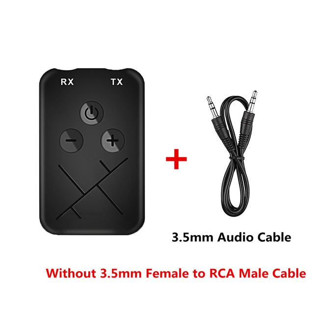 Bluetooth Receiver Transmitter 2 in 1 Stereo APTX Wireless Aux Audio Receiver 3.5mm Jack RCA Car Adapter for TV PC BT 5.0 4.2