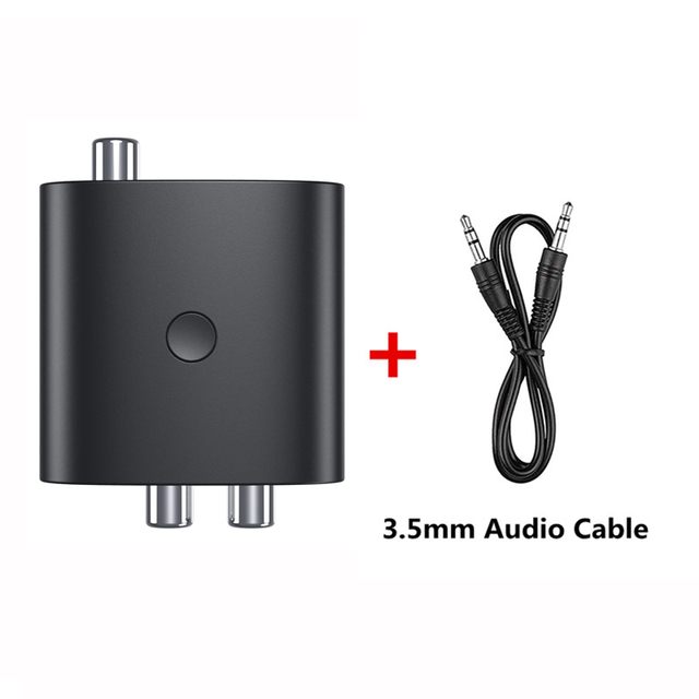 Bluetooth 5.0 Receiver Digital Analog Audio Converter Auto on 2in 1 Optical 3.5mm AUX RCA Stereo Car Speaker TV Wireless Adapter