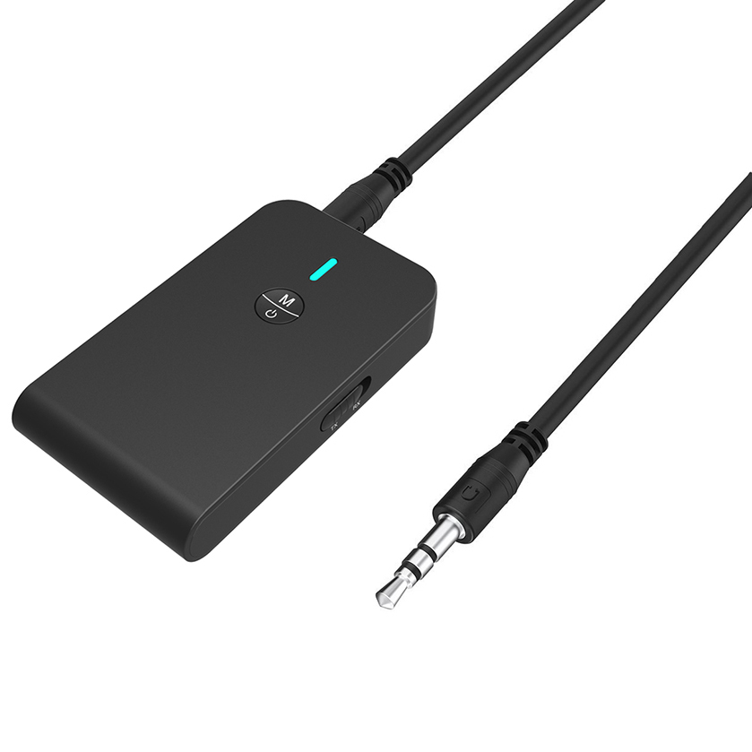 Low latency 5.0 Bluetooth Transmitter Receiver 2 In 1 Audio Wireless Adapter For Car TV PC Speaker Headphone 3.5MM Aux Jack
