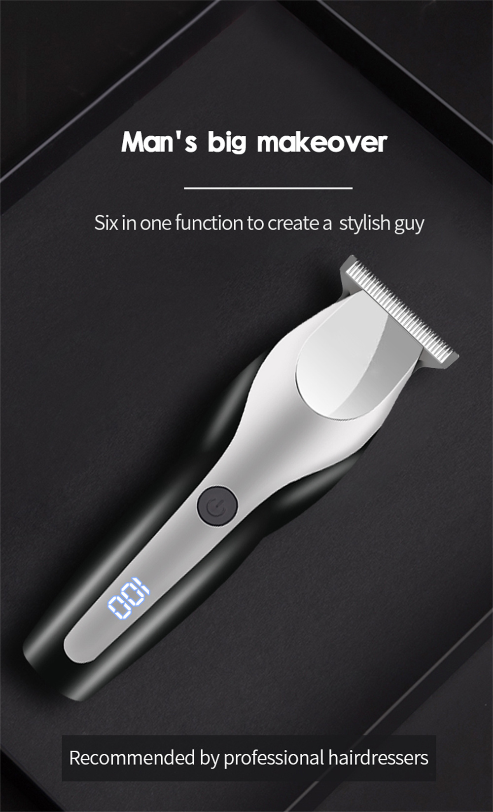 Hair Trimmer Electric Beard Trimmer for Men Hair Clipper Haircut Machine Barber