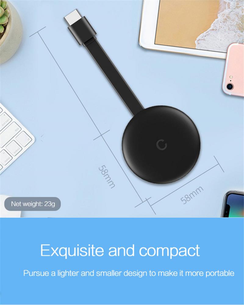 G12 TV  Audio Stick Wireless HDMI-compatible WiFi Display TV Dongle 1080P For Google Chromecast 3 2 Receiver For Miracast Airplay