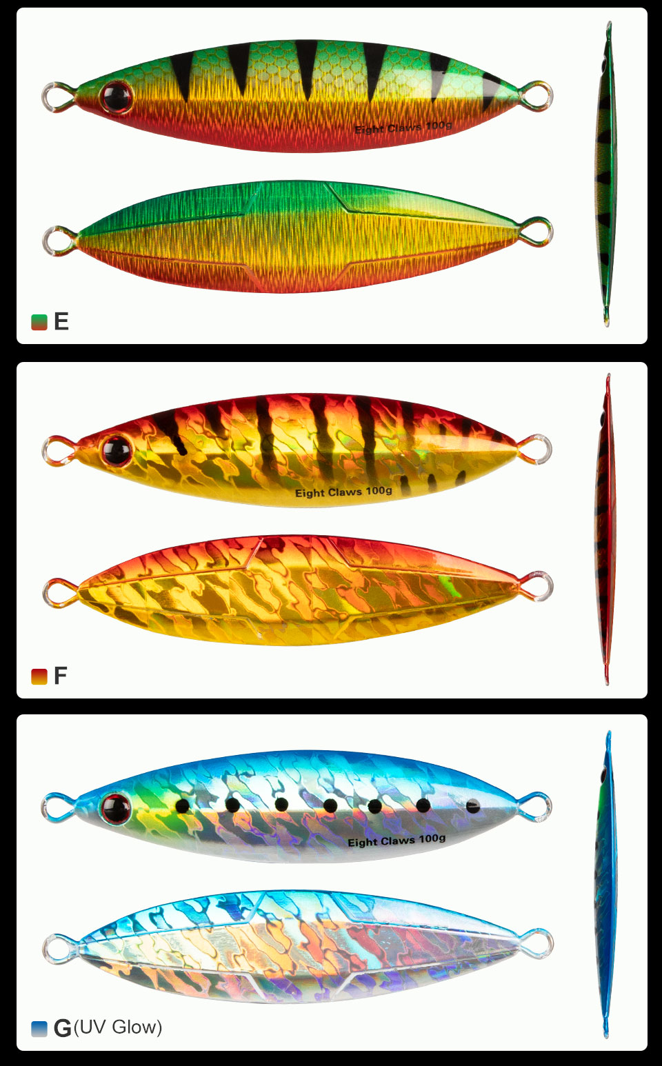 Slow Jigging Metal Lure 100g Artificial Bait Sea Fishing Lure Ocean Boat Cast Jigs Wobbler Swimbait Fishing Tackle