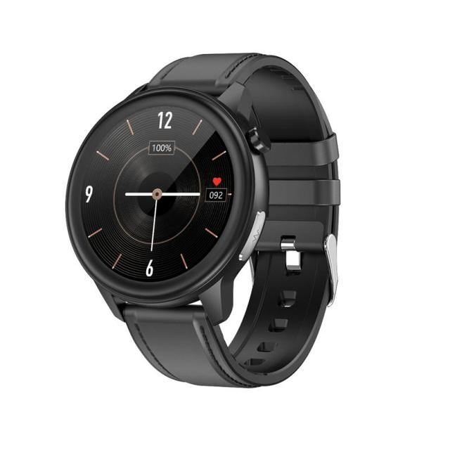 E80 Smart Watch Men Body Temperature Blood Pressure Heart Rate Health Monitor Sports Fitness Watch Waterproof 1.3 screen
