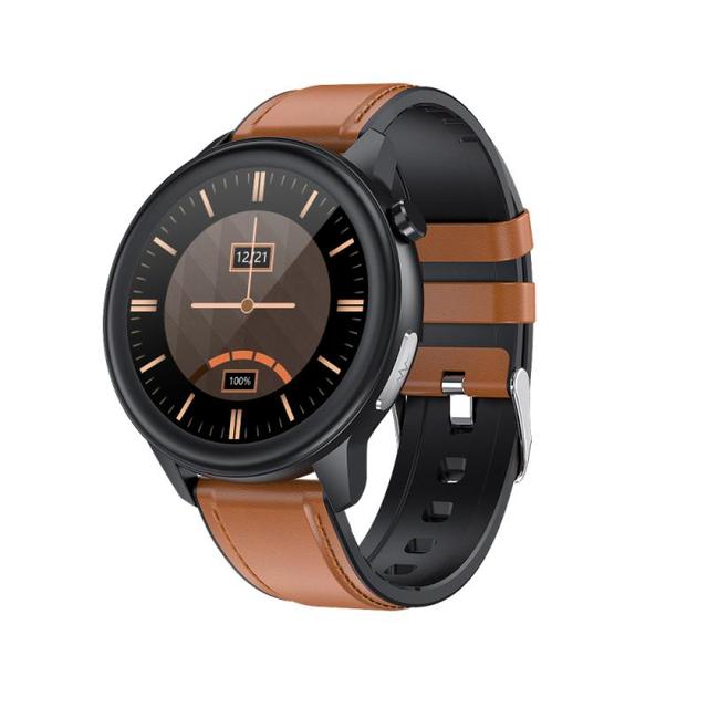 E80 Smart Watch Men Body Temperature Blood Pressure Heart Rate Health Monitor Sports Fitness Watch Waterproof 1.3 screen