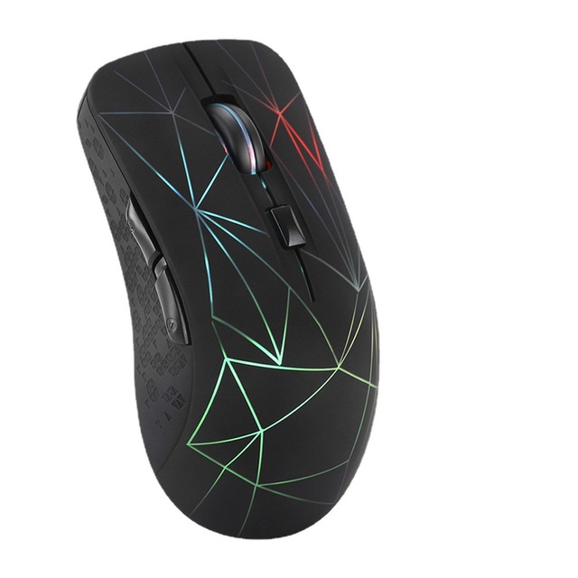 Bluetooth Wireless Mouse Rechargeable Wireless Computer Mause RGB Backlit Ergonomic Gaming Office Mice for Laptop PC 1600 DPI