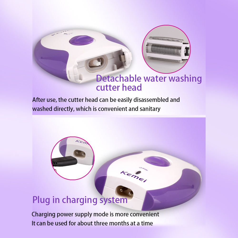 Women Epilator Electric Shaver Face Body Legs Body Hair Removal Trimmer