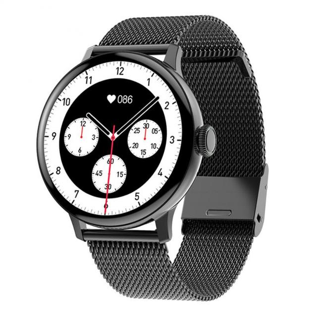 Smart Watch Men 1.19inch HD Screen Fitness Watch Women Music Play Heart Rate Monitor IP68 Waterproof For Android iOS