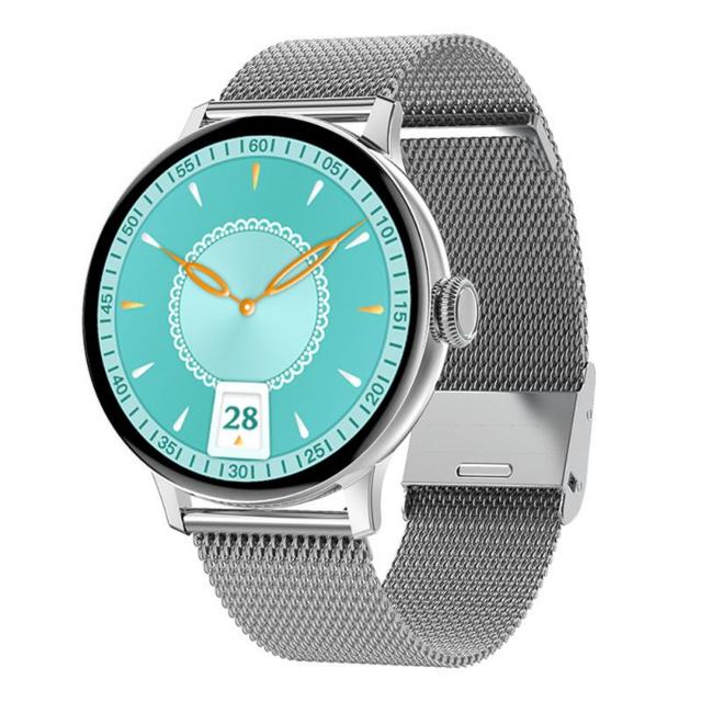 Smart Watch Men 1.19inch HD Screen Fitness Watch Women Music Play Heart Rate Monitor IP68 Waterproof For Android iOS