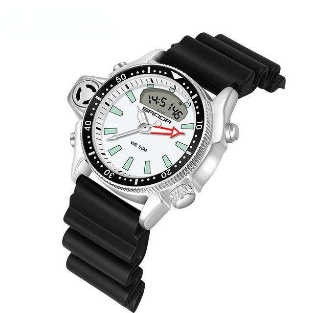 New Fashion Sports Men's Quartz Watch Military Watch Male Waterproof S Vibration Personality Male Clock Changed Watch