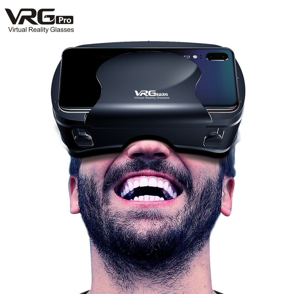 3D VR Glasses Virtual Reality Full Screen Visual Wide-Angle VR Glasses For 5 To 7 Inch Smartphone Eyeglasses Devices Hot