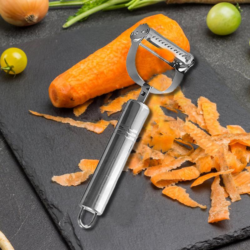 Vegetable Peeler Multi-function Stainless Steel Durable Potato Carrot Grater Home Portable Fruit Cutter Kitchen Set Accessories