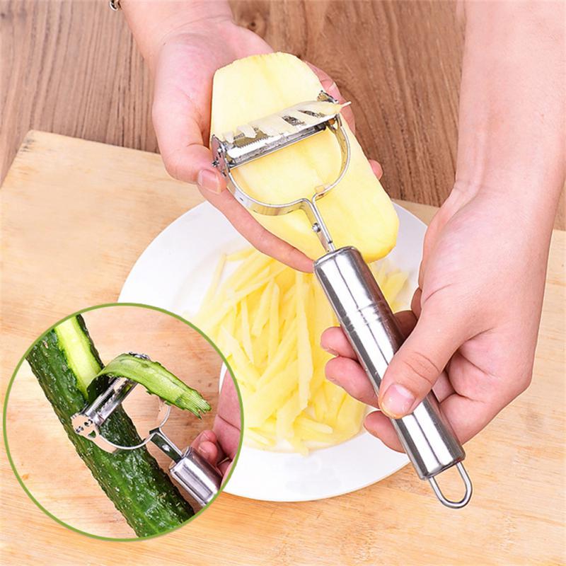 Vegetable Peeler Multi-function Stainless Steel Durable Potato Carrot Grater Home Portable Fruit Cutter Kitchen Set Accessories
