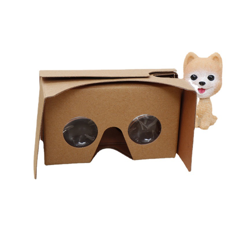 VR cardboard glasses handmade suitable for 4.5-6 inch mobile phone assembly simple handheld glasses Augmented Reality Glasses