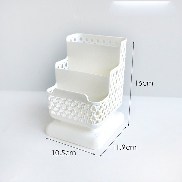 Multifunctional Pen Holder Cosmetic Makeup Organizer Desktop Storage Box Container Desk Office Accessories