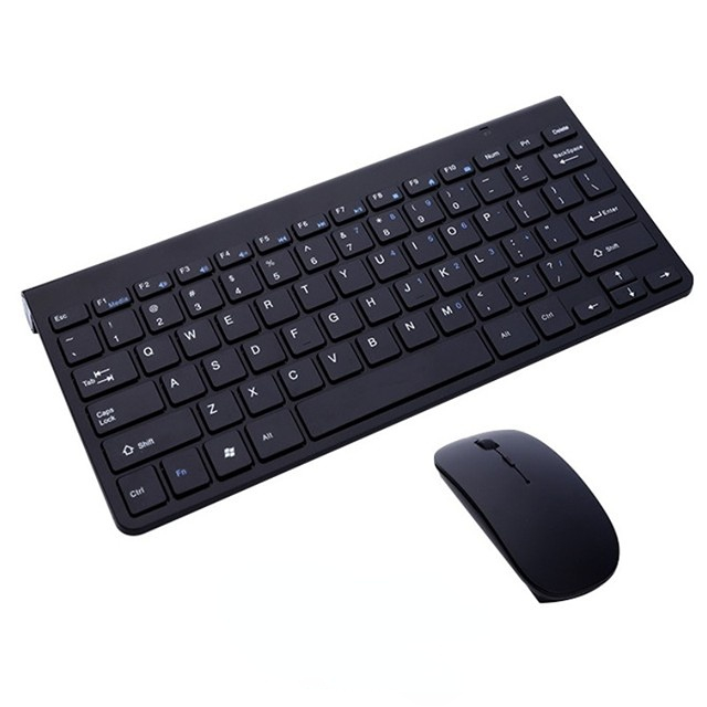 Wireless Keyboards USB Mini Multimedia Ergonomic Slim 2.4g Wireless Keyboard And Mouse For PC Computer Laptop Tablet Macbook TV