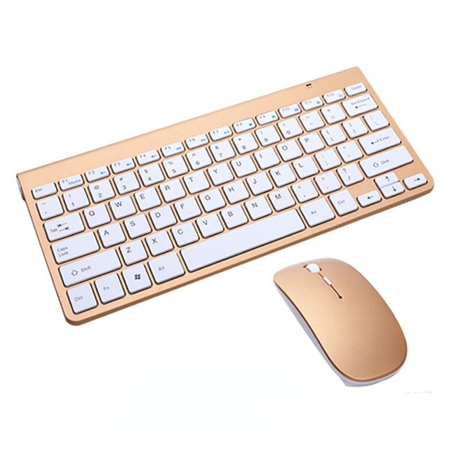 Wireless Keyboards USB Mini Multimedia Ergonomic Slim 2.4g Wireless Keyboard And Mouse For PC Computer Laptop Tablet Macbook TV