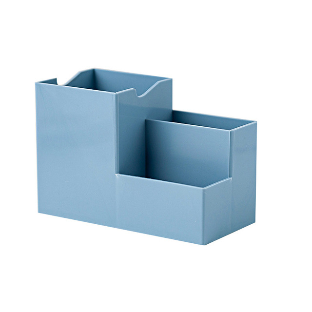 Hollow Desk Organizer Desktop Storage Box Multifunction Stationery Holder Phone Stand Office Supplies Desk Set Pen Holder