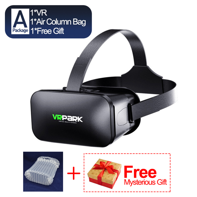 3D VR Headset Virtual Reality Smart Glasses Helmet for Smart Mobile Phone Smartphones Video Game Binoculars with Controllers