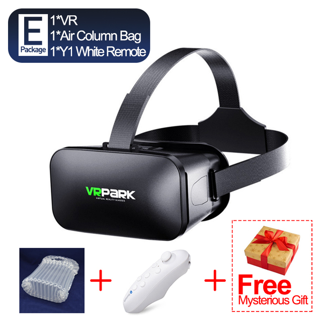 3D VR Headset Virtual Reality Smart Glasses Helmet for Smart Mobile Phone Smartphones Video Game Binoculars with Controllers