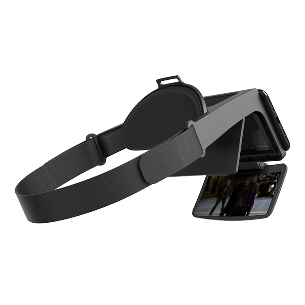 Foldable VR Glasses Headset 3D Virtual Reality Glasses Helmet for Mobile Games HD Movies 4.7-6.3 Inches iOS Android Smartphone