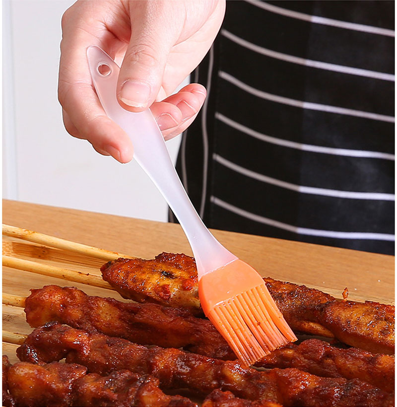 Eco-friendly Silicone Oil Brush Grill Cake Baking Brush DIY Cooking Basting Pastry Kitchen Tools for BBQ