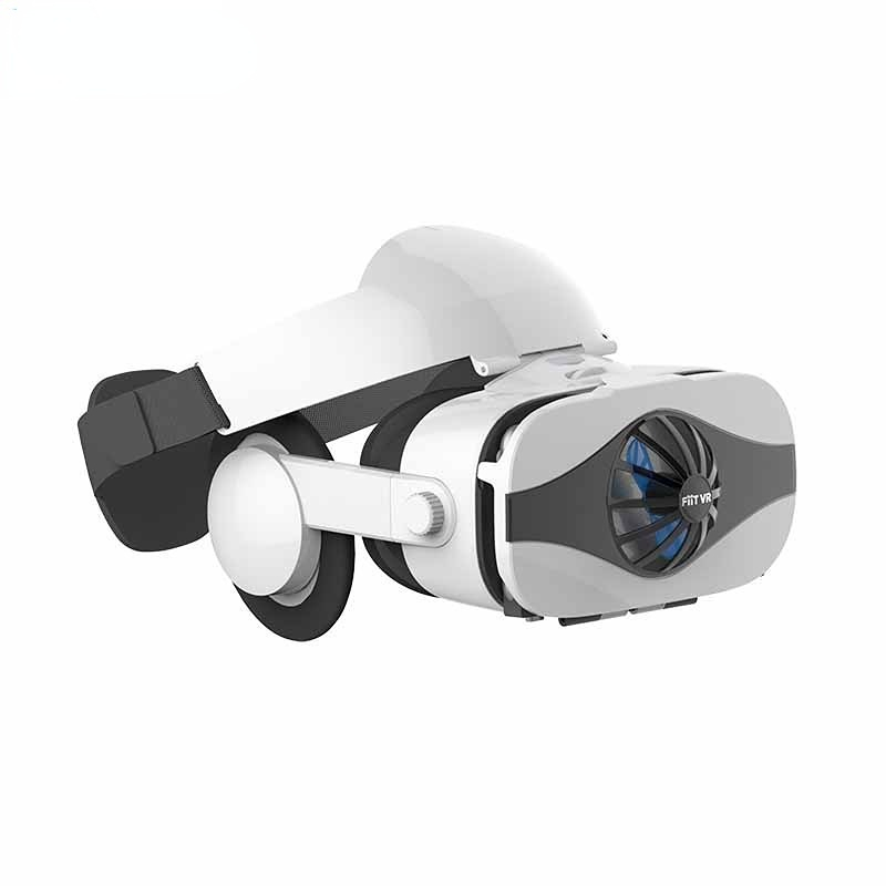 vr glasses virtual reality all-in-one 3d head-mounted vr smart audio-visual fan helmet vr headset with controller