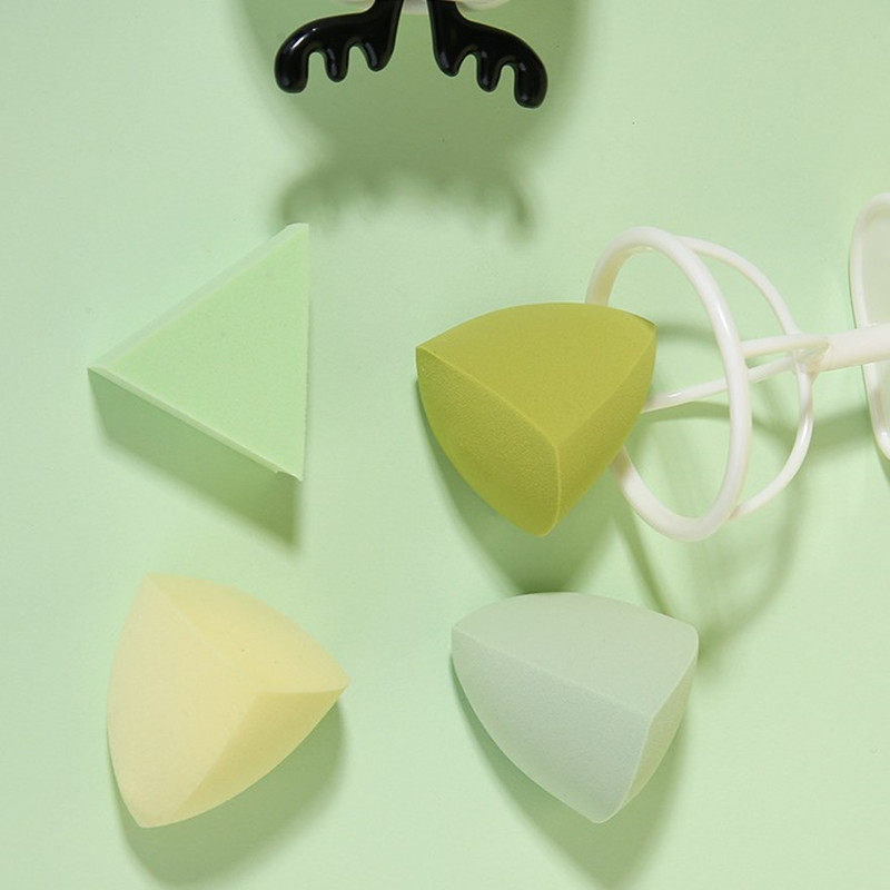 5pcs Makeup Blender Puff Cosmetic Makeup Sponge Storage Box Holder  Foundation Powder Sponge Beauty Tool Make Up Accessories