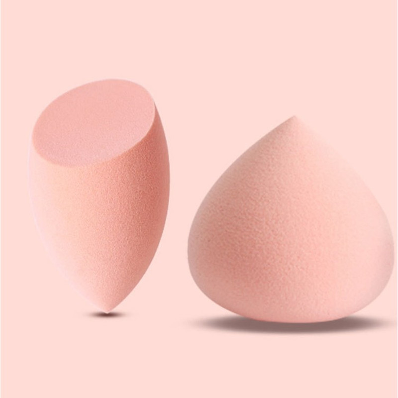 Makeup Sponge Puff Beauty Egg Powder Foundation Face Cream Cosmetic Soft Elastic Peach Cut Blending Sponges Makeup Holder