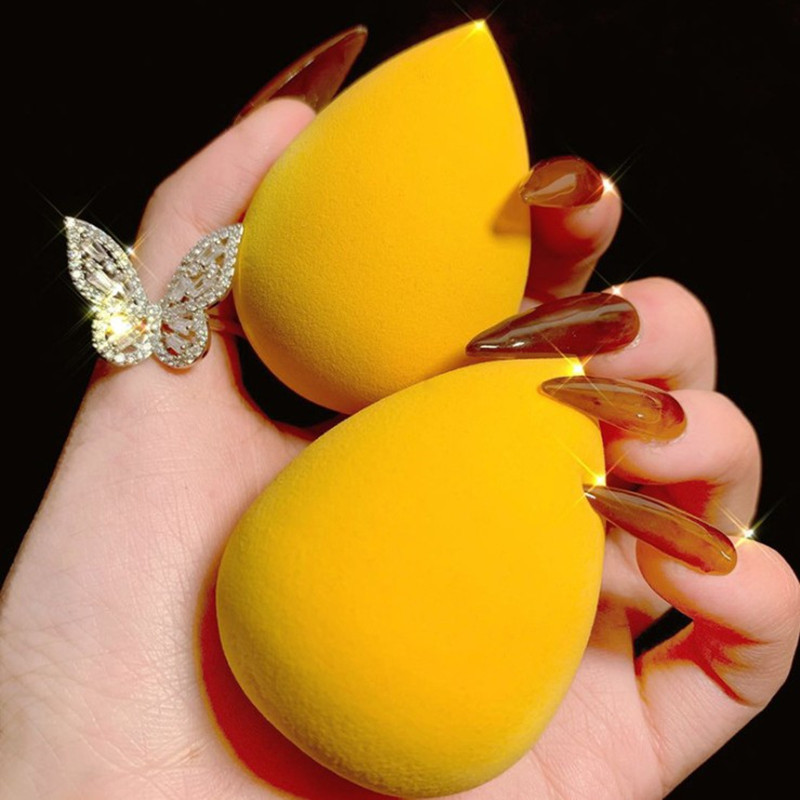 6pcs Makeup Sponge Professional Blending Cosmetic Puff with Storage Box Face Foundation Powder Sponge Beauty Accessories