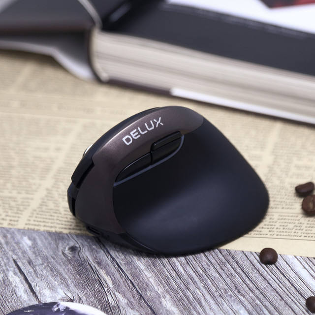 M618Mini Jet Ergonomic Mouse Wireless Vertical Mouse Bluetooth USB 2.4GHz RGB Rechargeable Silent click Mice for Office