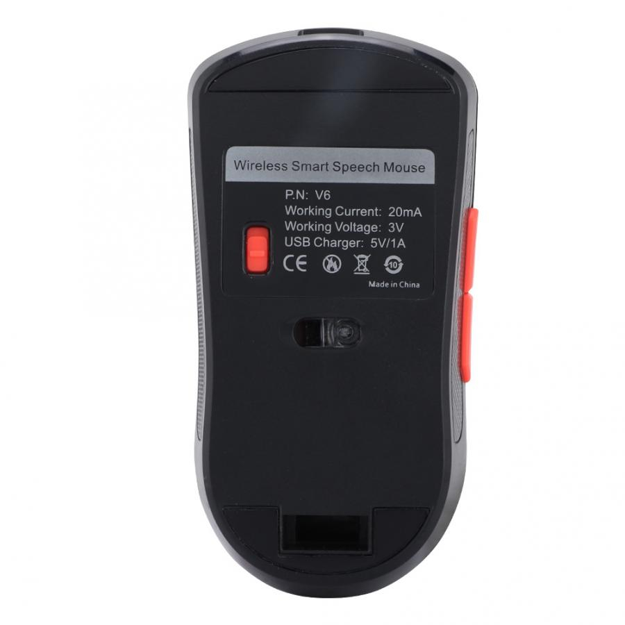 Intelligent Voice Wireless Mouse Smart Speech Mouse for Computer Laptop English Speech Translate/Type/Search Mice