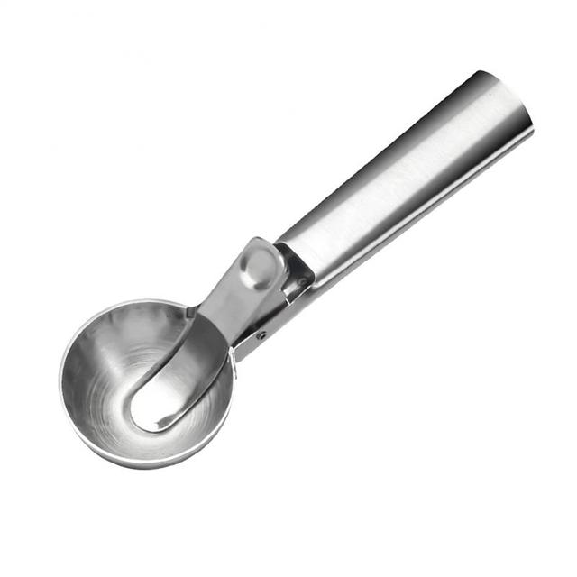 Fruit Dessert Spoon Stainless Steel Stacks Ice Cream Baller Scoop Durable Non-Stick Manual Ice Cream Ball Maker Kitchen Utensils