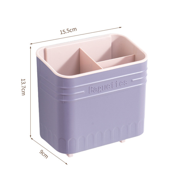 New Modern Towel Holder Chopsticks Spoon Plastic Shelf Storage Container Dish Drying Rack Cutlery Organizer Kitchen Accessories