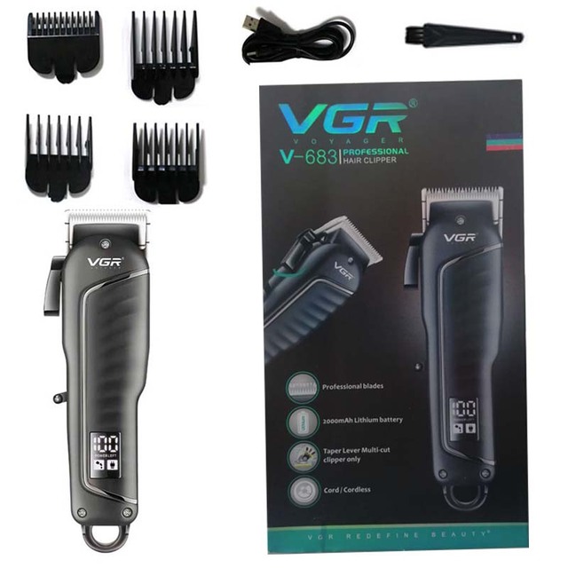 Cordless professional hair clipper rechargeable hair trimmer for men electric hair cutter