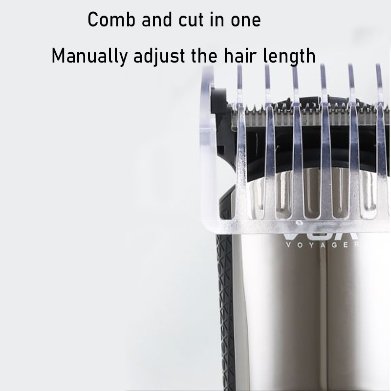 Cordless Professional Hair Trimmer Adjustable Beard Trimmer For Men USB