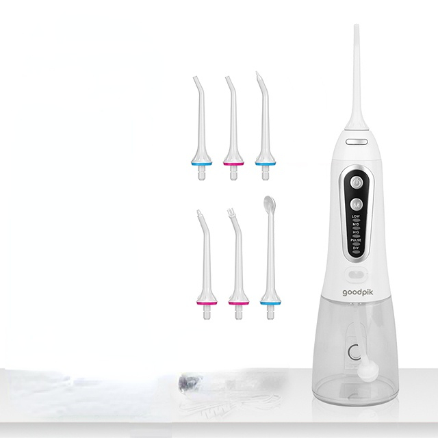 5 Modes Oral Irrigator Rechargeable Water Floss Portable Dental Water Flosser Jet 300ml Irrigator Dental Teeth Cleaner With