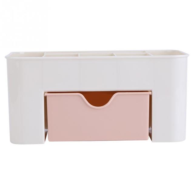 3Color Makeup Organizers Storage Box Plastic Cosmetic Drawers Jewelry Display Box Case Desktop Make Up Container Boxe Organizer