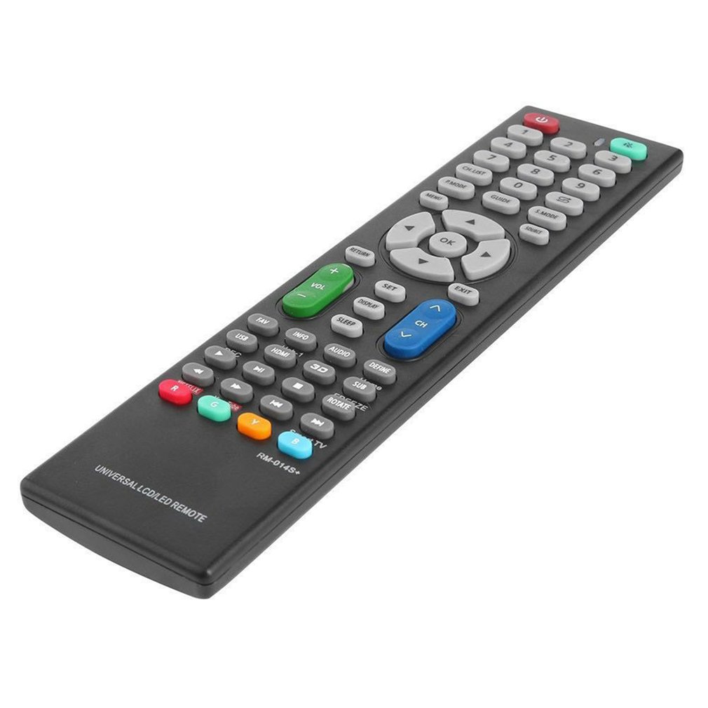 Universal TV remote control Compatible use Universal TV remote control of any brand Need to set according to the manual RM-014S+