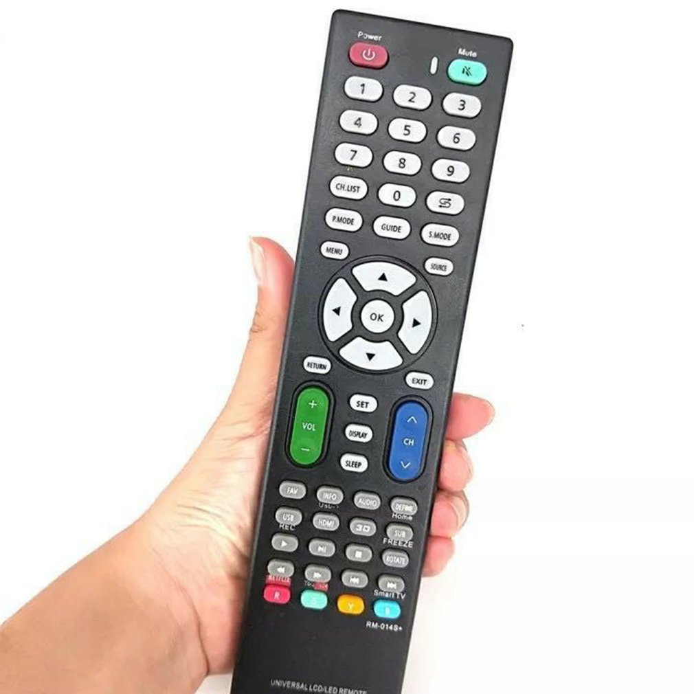 Universal TV remote control Compatible use Universal TV remote control of any brand Need to set according to the manual RM-014S+
