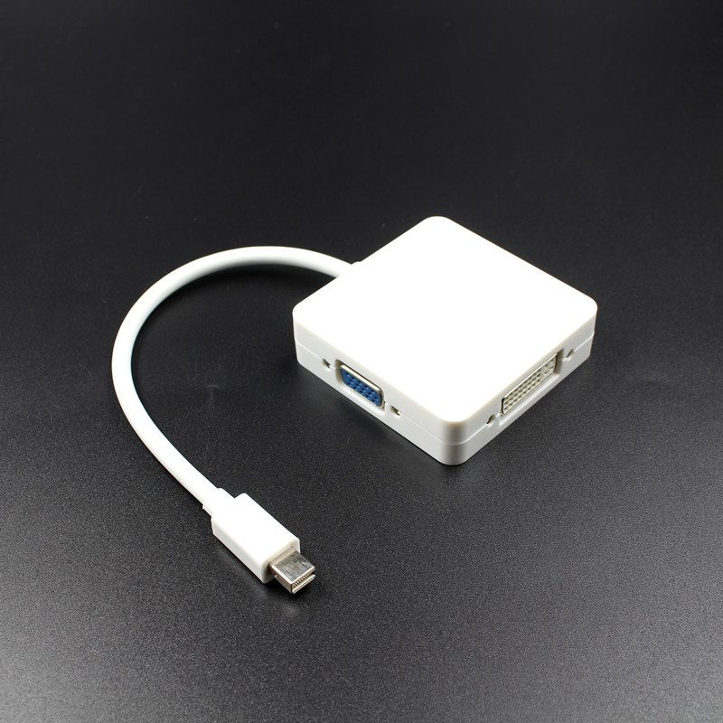 Mini DisplayPort to HDMI-compatible VGA DVI Adapter HUB 4K Mini DP Thunderbolt-Compatible For Apple MacBook Air Pro MDP