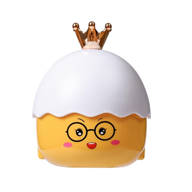 Crown Egg Shell Hair Accessories Storage Box Hair Pins Elastic Hair Bands Case for Children Girls Jewelry Ring Display Organizer
