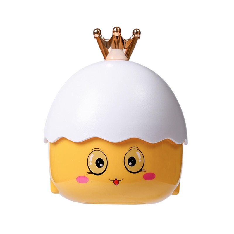 Crown Egg Shell Hair Accessories Storage Box Hair Pins Elastic Hair Bands Case for Children Girls Jewelry Ring Display Organizer