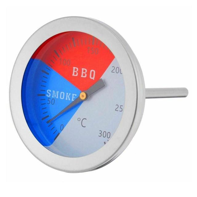 BBQ Oven Thermometer 300 Degrees Bimetal Thermometer Kitchen Thermometer BBQ Smoke Oven Thermometer Outdoor Camping Tool