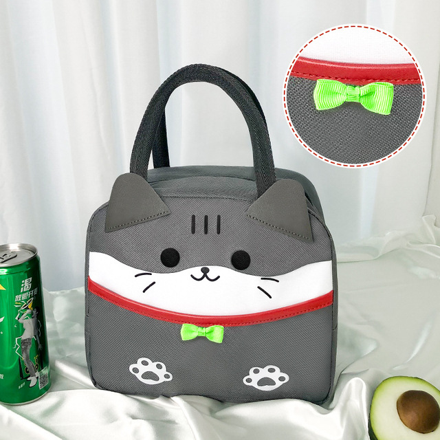 Cartoon Bento Bags Heat/cold Insulation Food Storage Bag Kawaii Duck Thick