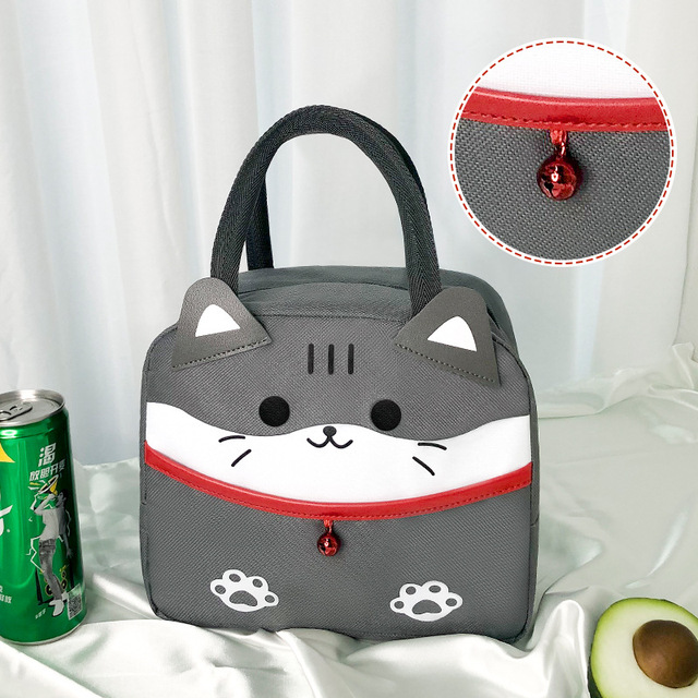 Cartoon Bento Bags Heat/cold Insulation Food Storage Bag Kawaii Duck Thick