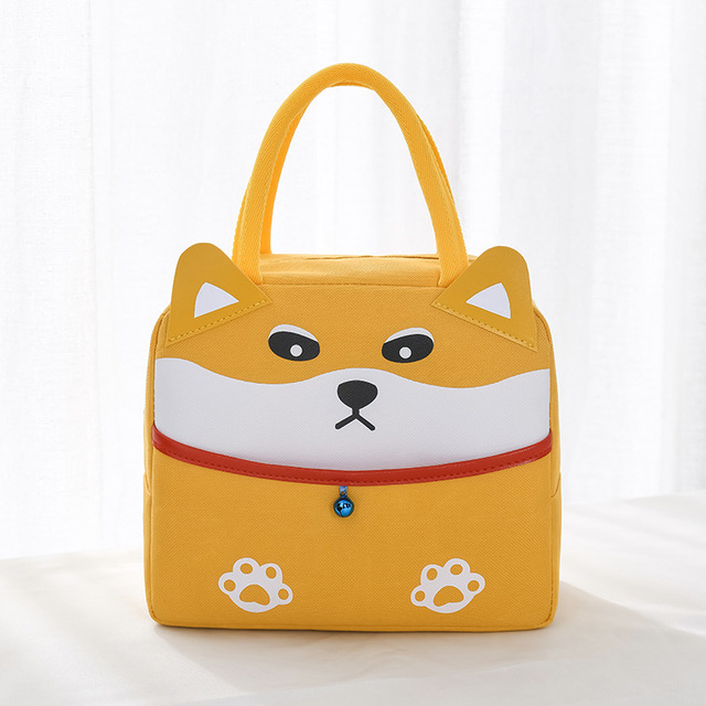 Cartoon Bento Bags Heat/cold Insulation Food Storage Bag Kawaii Duck Thick